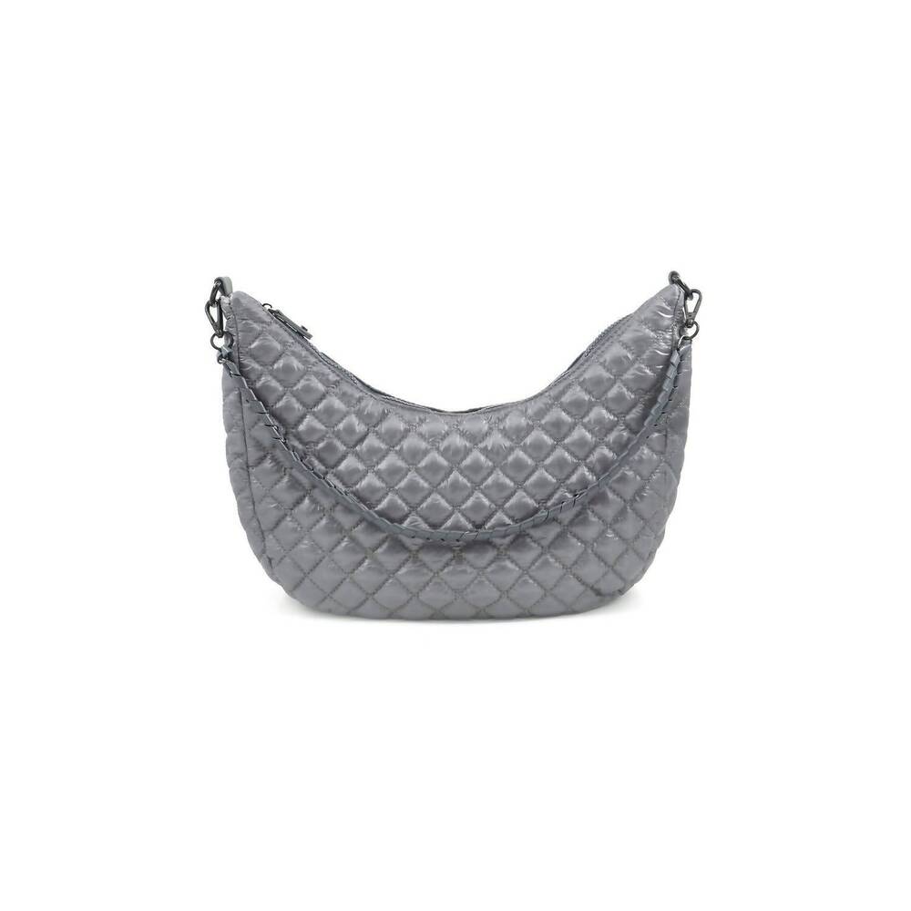 NEW BC HANDBAGS marly nylon bag in pewter